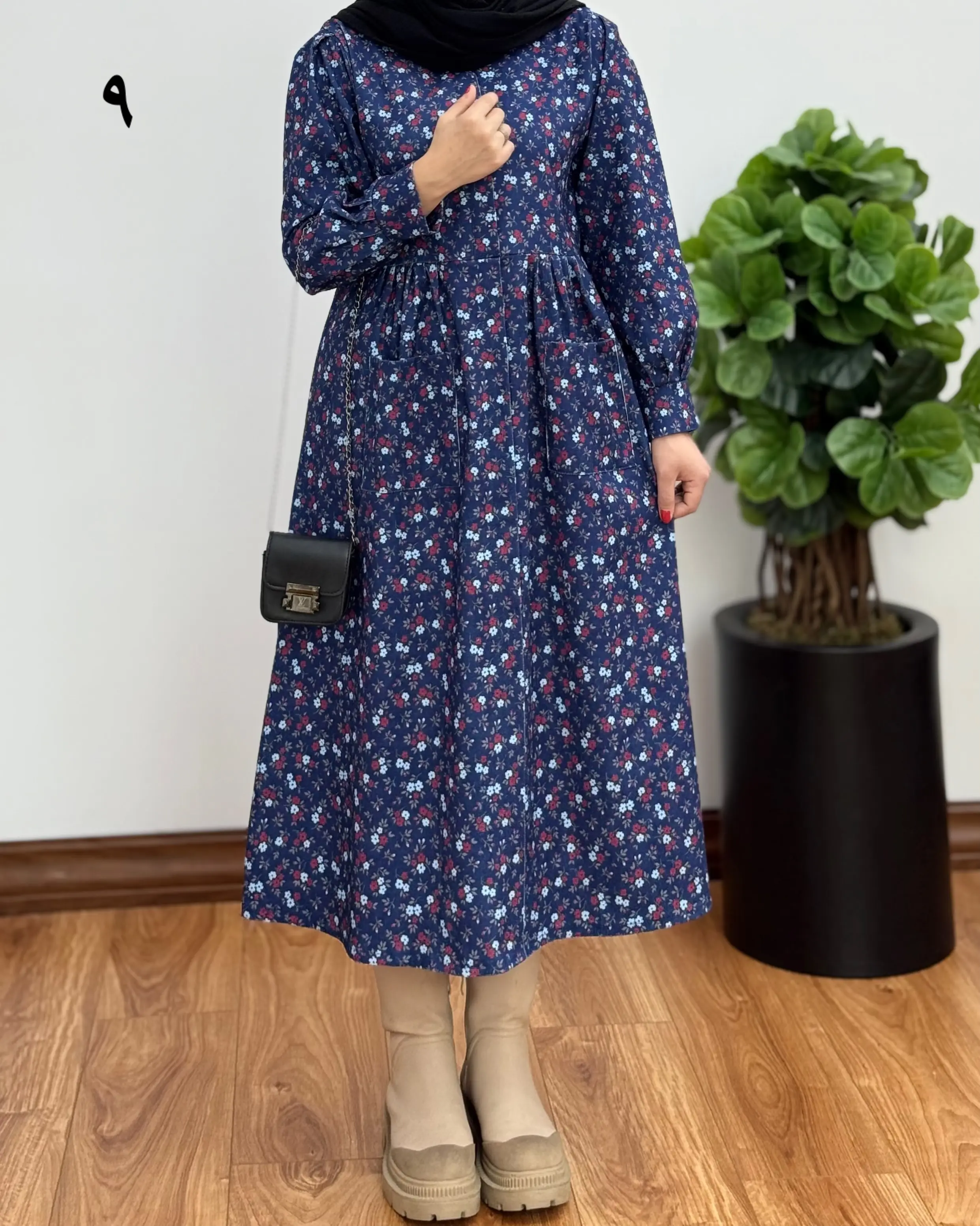 پیراهن مانتویی نورا ۱